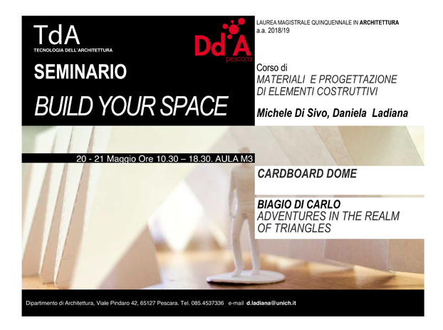 Seminario Build Your Space